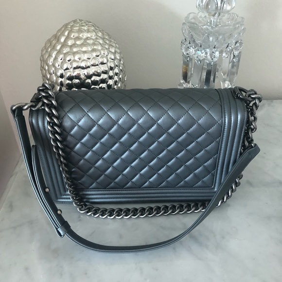 SOLD ❤️in other site Chanel Le Boy 2014 Mint - Picture 8 of 8